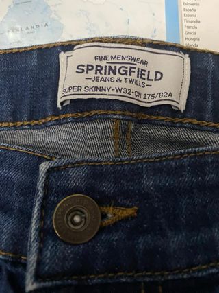 Vaqueros Springfield Super Skinny Talla M