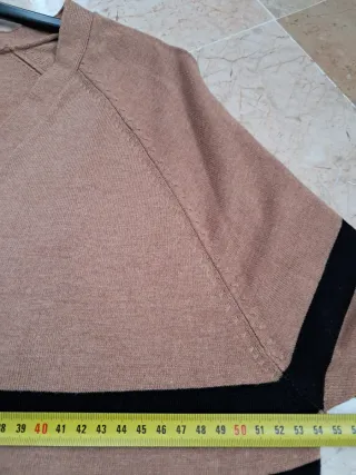 Jersey Mango Rayas Negro y Marrón Talla M