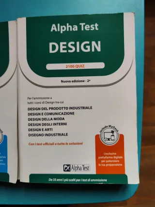 Alpha Test. Design. Kit completo di preparazione.