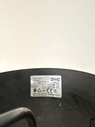 Lámpara Techo Negra Metálica Diseño Geométrico