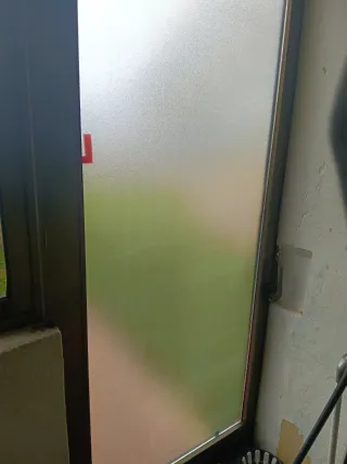 Puerta aluminio terraza