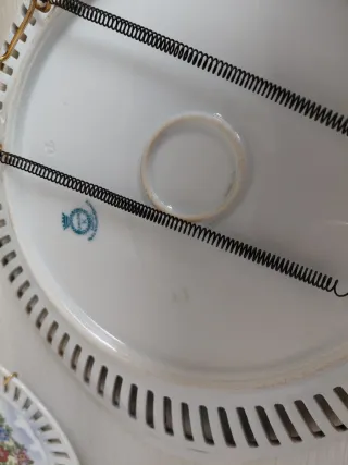 Set di 4 Piatti Decorativi Unionk Fiori