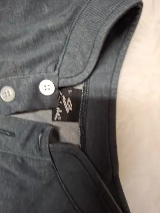 Polo Spiuk Negro y Gris