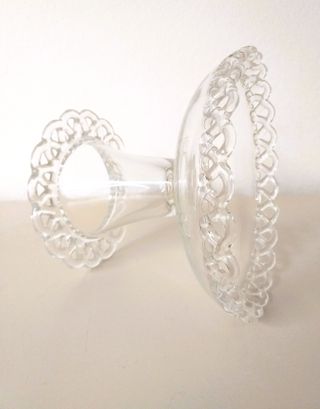 Alzatina in vetro decorata