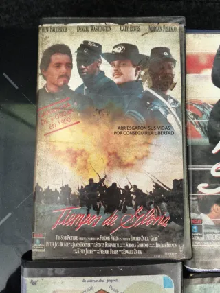 LOTE 5 VHS ESTUCHES GRUESOS CAJA VIDEOCLUB LEER