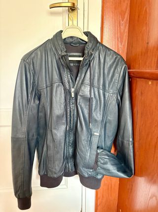 REBAJAS! Cazadora Pepe Jeans piel Air Force Blu