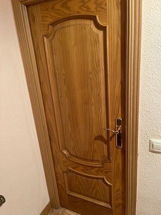 Puertas interior de madera, son 8 unds con jambas