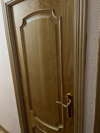 Puertas interior de madera, son 8 unds con jambas