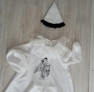 Disfraz "Pierrot" talla 40. Carnaval Adulto