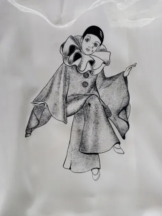Disfraz "Pierrot" talla 40. Carnaval Adulto