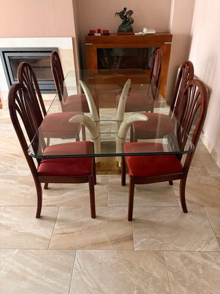 Mesa comedor y 6 sillas