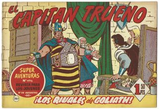 6 CUADERNILLOS ORIGINALES DE CAPITAN TRUENO.