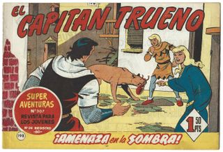 6 CUADERNILLOS ORIGINALES DE CAPITAN TRUENO.