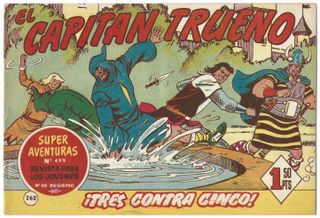 6 CUADERNILLOS ORIGINALES DE CAPITAN TRUENO.