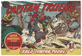 6 CUADERNILLOS ORIGINALES DE CAPITAN TRUENO.