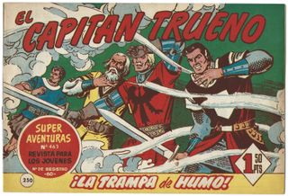 6 CUADERNILLOS ORIGINALES DE CAPITAN TRUENO.