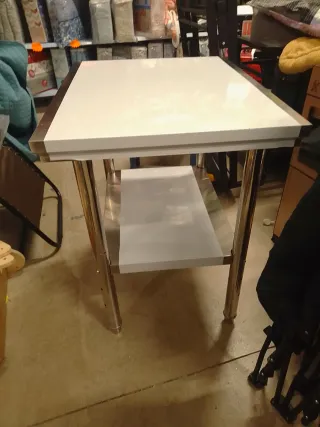 Mesa de cocina inoxidable VEVOR