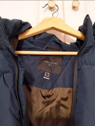 Cortefiel Chaqueta Acolchada Azul Talla 3XL
