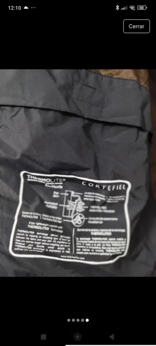 Cortefiel Chaqueta Acolchada Azul Talla 3XL