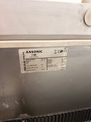 Arcón congelador compacto blanco