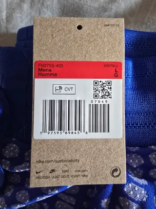 Pantalón corto baloncesto Nike hombre L