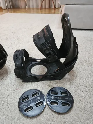 Fijaciones Burton Misión Dark talla L