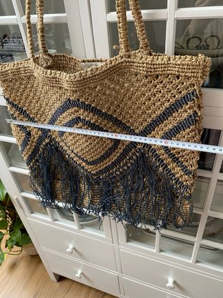 Bolso de rafia Javier Simorra