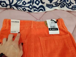 Pantalón pana Scalper T34 naranja