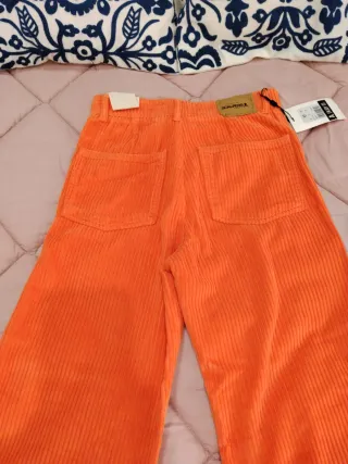 Pantalón pana Scalper T34 naranja