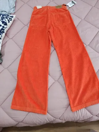 Pantalón pana Scalper T34 naranja