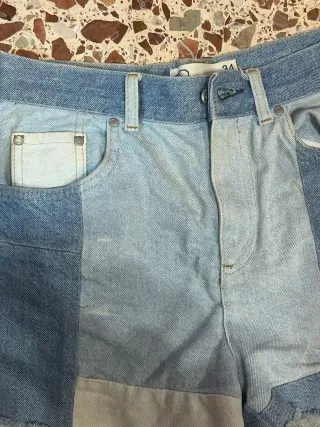 Vaqueros Stradivarius Patchwork Talla 34