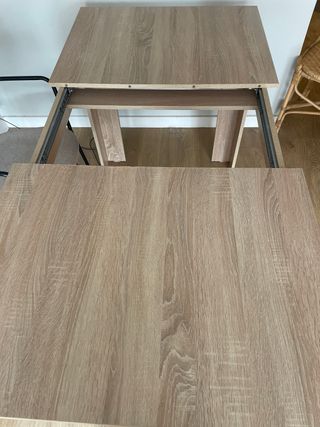 Mesa comedor extensible madera 4-8 personas