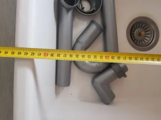 Fregadero cerámico blanco 53x45.