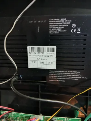 Pantalla NordicTrack para cinta de correr