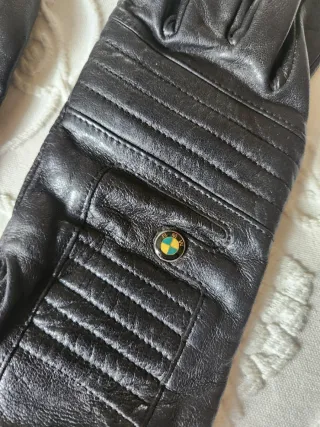 Guantes de cuero BMW Motorrad Negro Mujer