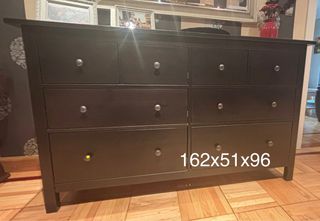 Aparador 8 cajones marrón
