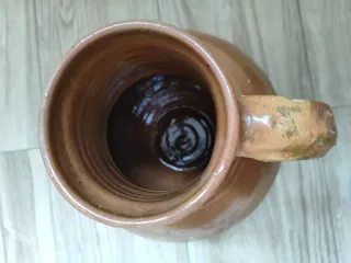Jarrón barro grande · Decoración (buen estado)