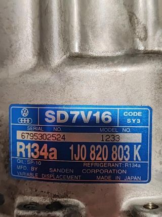 311778 compresor aire 1j0820803k volkswagen golf