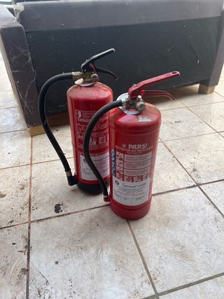 2 Extintores 6kg Polvo ABC 27a