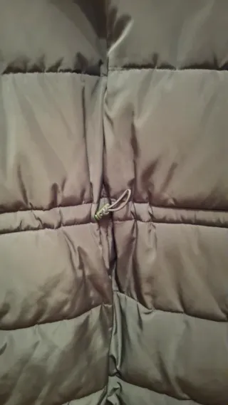 Cazadora acolchada mujer verde , talla poco