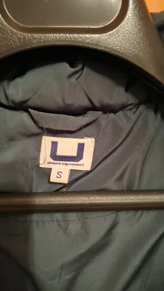 Cazadora acolchada mujer verde , talla poco