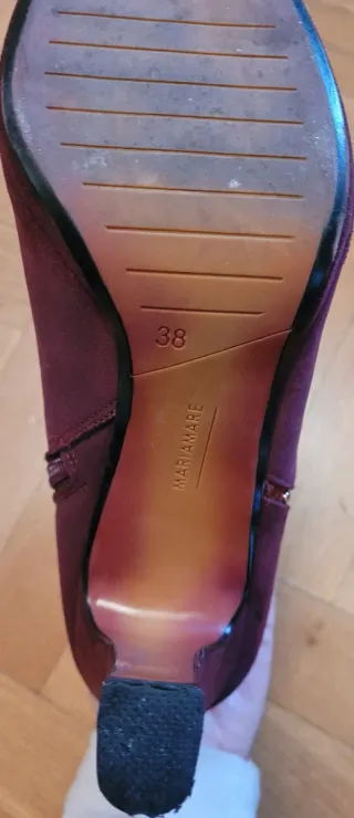 Botines Mariamare plantilla piel. Talla 38