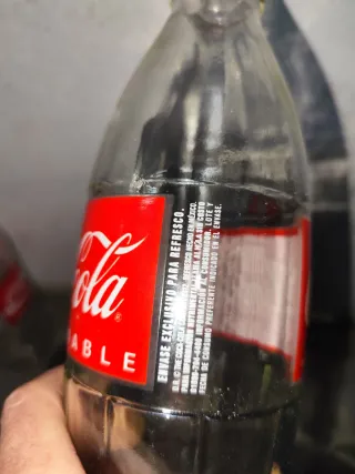 Bottiglie antiche di Coca-Cola del Messico 2,5L e 1-1/4L
