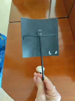 Colgador vintage flores y jaula