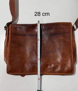 Maletín vintage de cuero SIN ESTRENAR