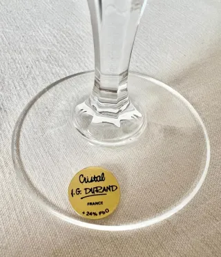 Servicio de 6 copas de vino J.G. Durand | Nuevas