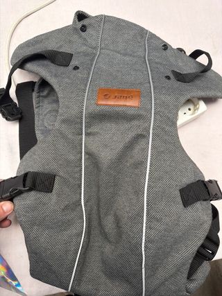 Mochila portabebés Jane gris