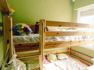 Litera FLEXA Classic 90x200 madera maciza+escalera