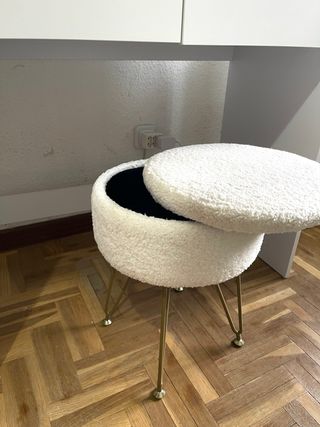 Tocador con Luces y Taburete a juego