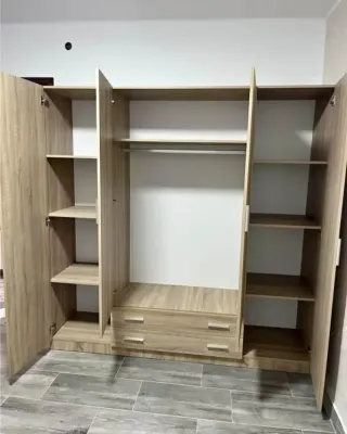 Armario Armario Armario de madera con cajones